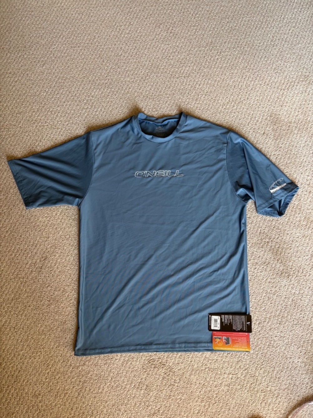 O"NEILL Basic Skins 50+ Sun Shirt XXL Blue - Picture 8 of 14